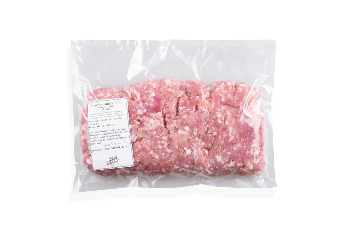 Bravčové mleté chladené 1 kg