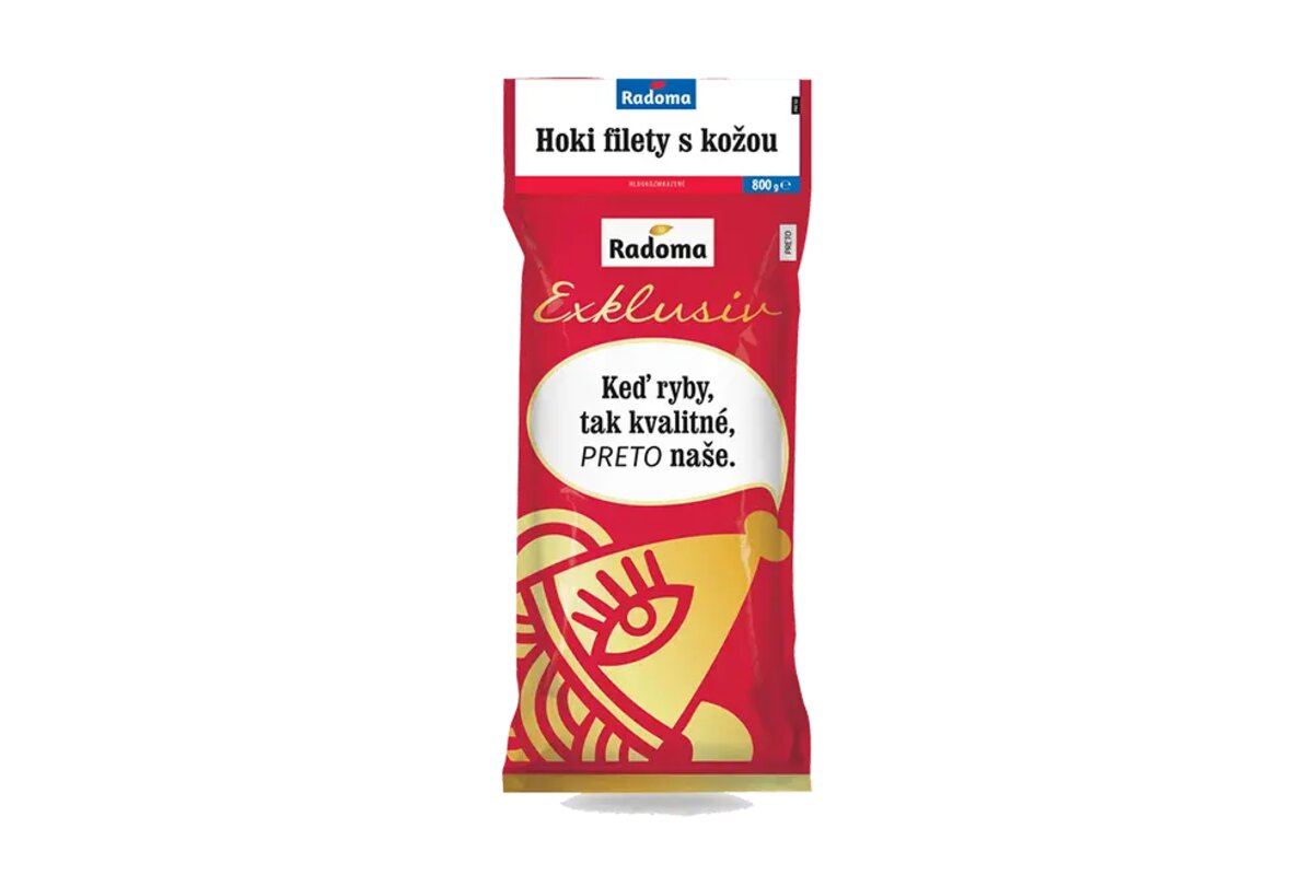 Ryba Hoki filety s kožou 800 g Radoma
