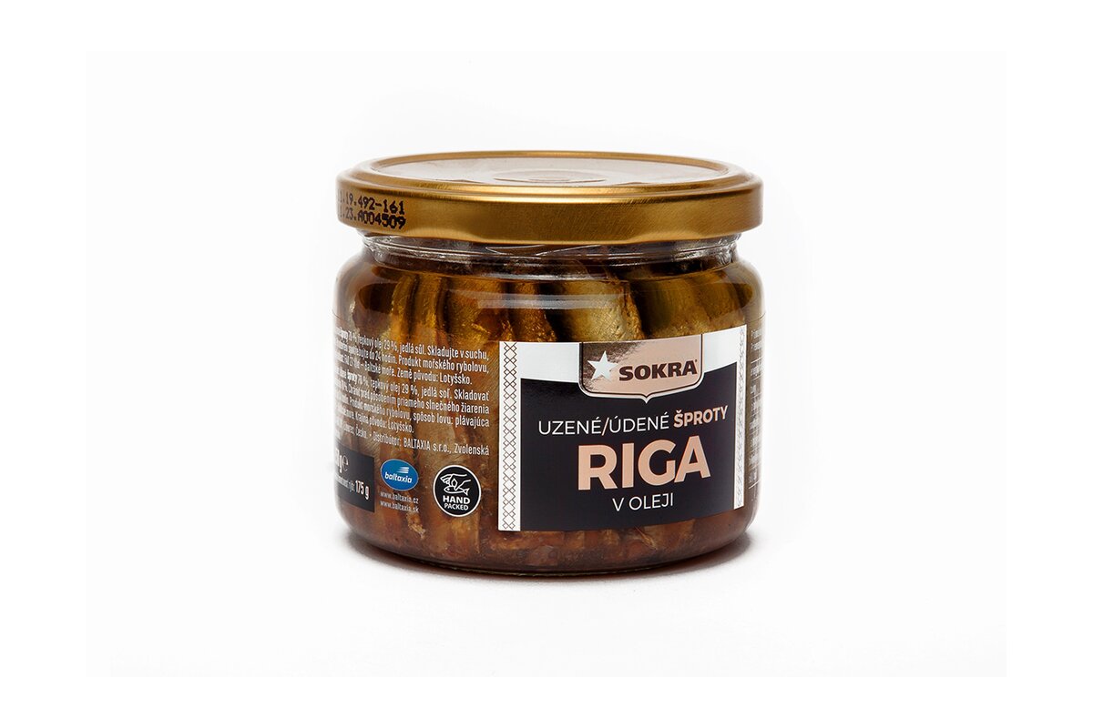 Šproty v olivovom oleji údené 250 g